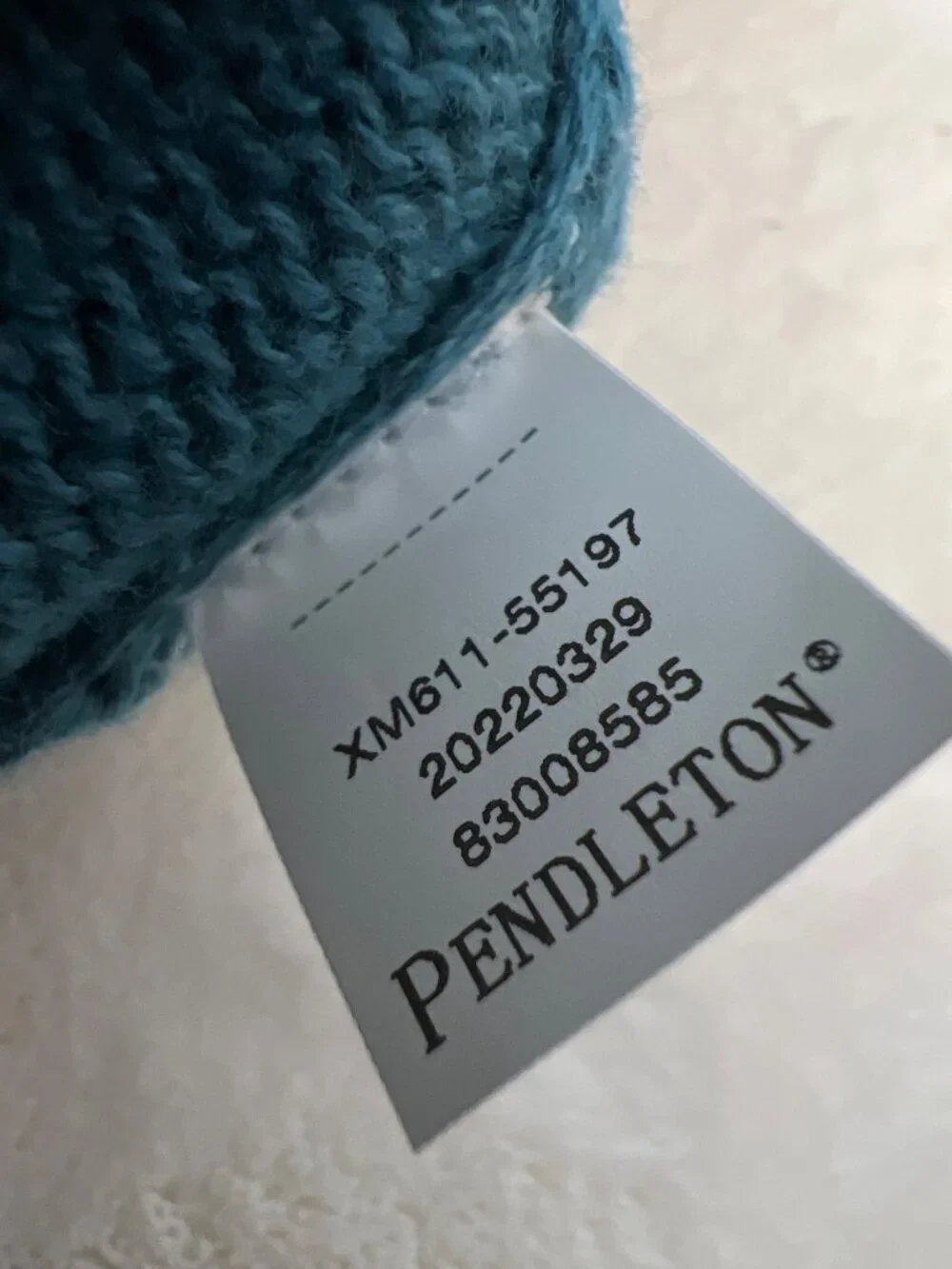 Pendleton baby “knit